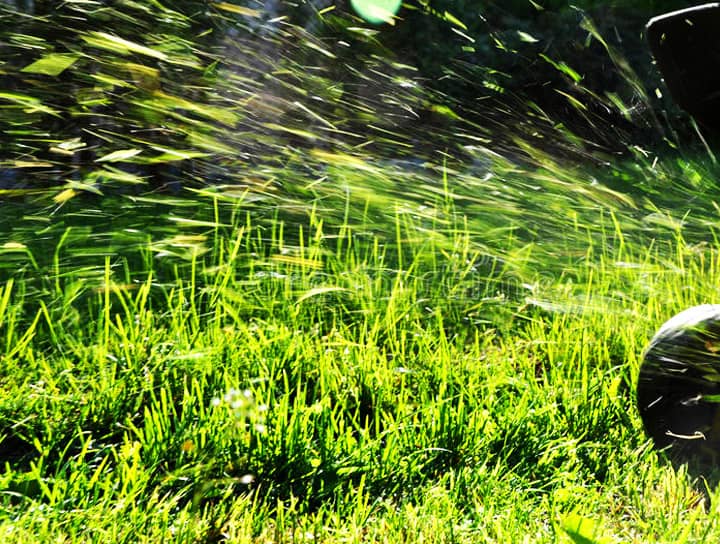 Lawn mowing